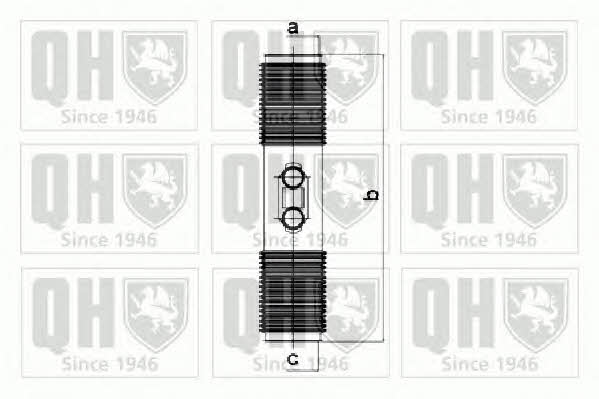 Quinton Hazell QG1228 Пильовик рульової рейки, комплект QG1228: Купити в Україні - Добра ціна на EXIST.UA!