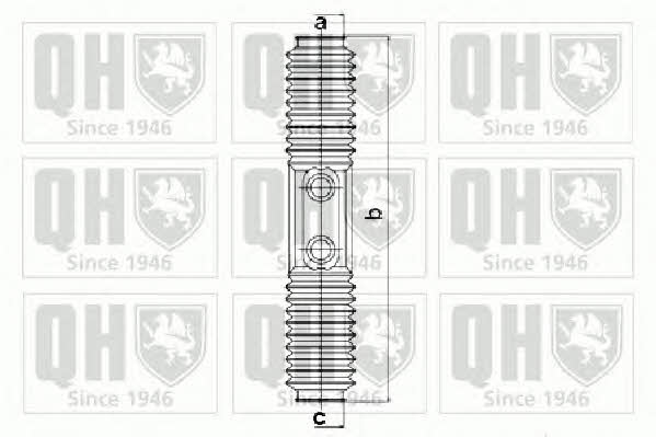 Quinton Hazell QG1240 Пильовик рульової рейки, комплект QG1240: Купити в Україні - Добра ціна на EXIST.UA!
