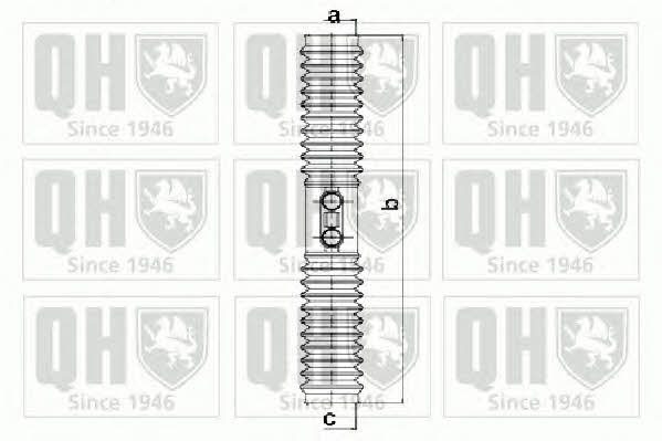 Quinton Hazell QG1257 Пильовик рульової рейки, комплект QG1257: Купити в Україні - Добра ціна на EXIST.UA!