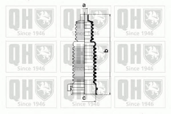 Quinton Hazell QG1293 Пильовик рульової рейки, комплект QG1293: Купити в Україні - Добра ціна на EXIST.UA!