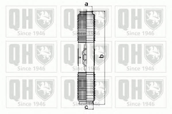 Quinton Hazell QG1316 Пильовик рульової рейки, комплект QG1316: Купити в Україні - Добра ціна на EXIST.UA!