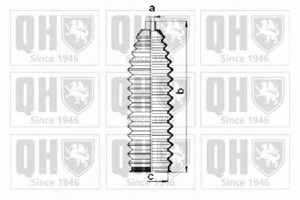 Quinton Hazell QG1467 Пильовик рульової рейки, комплект QG1467: Купити в Україні - Добра ціна на EXIST.UA!