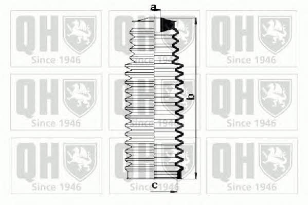 Quinton Hazell QG1473 Пильовик рульової рейки, комплект QG1473: Приваблива ціна - Купити в Україні на EXIST.UA!
