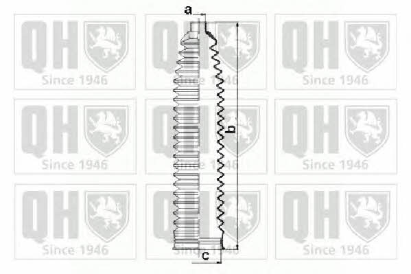 Quinton Hazell QG1486 Пильовик рульової рейки, комплект QG1486: Купити в Україні - Добра ціна на EXIST.UA!