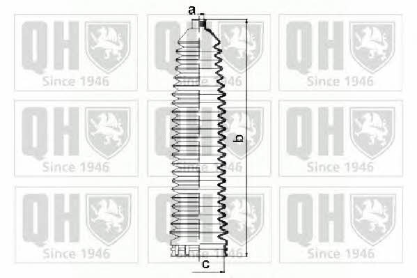 Quinton Hazell QG1487 Пильовик рульової рейки, комплект QG1487: Купити в Україні - Добра ціна на EXIST.UA!