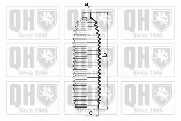 Quinton Hazell QG1488 Пильовик рульової рейки, комплект QG1488: Купити в Україні - Добра ціна на EXIST.UA!