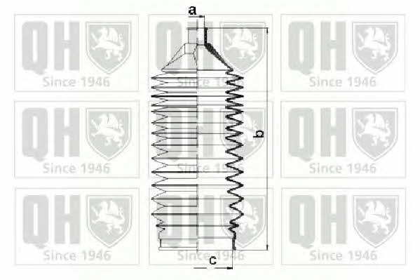 Quinton Hazell QG1502 Пильовик рульової рейки, комплект QG1502: Купити в Україні - Добра ціна на EXIST.UA!