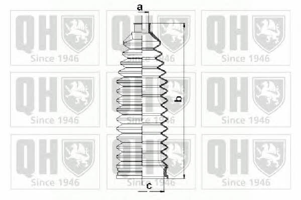 Quinton Hazell QG1508 Пильовик рульової рейки, комплект QG1508: Купити в Україні - Добра ціна на EXIST.UA!