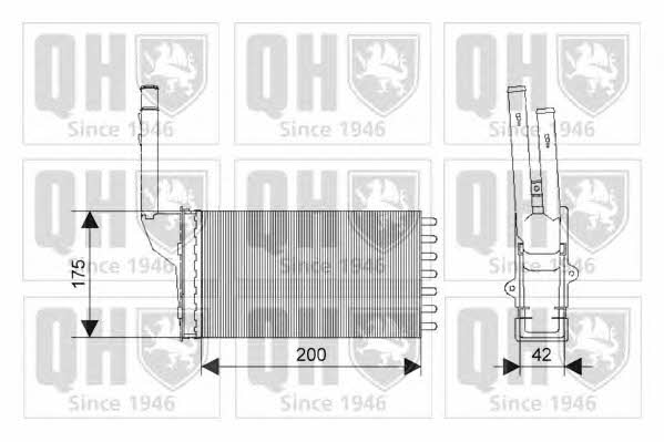 Quinton Hazell QHR2103 Радіатор опалювача салону QHR2103: Купити в Україні - Добра ціна на EXIST.UA!