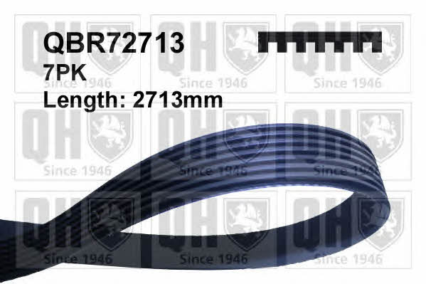 Quinton Hazell QBR72713 Поликлиновый ремень 7PK2713 QBR72713: Отличная цена - Купить в Украине на EXIST.UA! QBR72713 Quinton Hazell Поликлиновый ремень 7PK2713