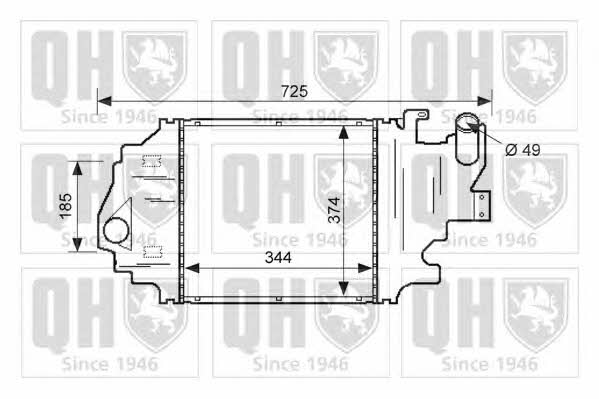 Quinton Hazell QIC120 Інтеркулер QIC120: Купити в Україні - Добра ціна на EXIST.UA!