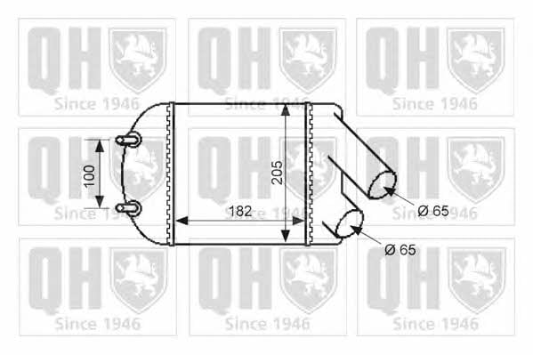 Quinton Hazell QIC125 Інтеркулер QIC125: Купити в Україні - Добра ціна на EXIST.UA!