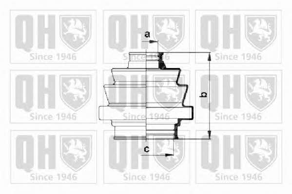 Quinton Hazell QJB121 Пильник привідного валу QJB121: Купити в Україні - Добра ціна на EXIST.UA!