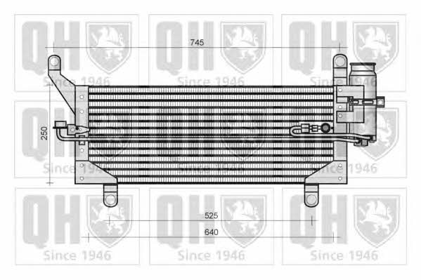 Quinton Hazell QCN100 Радіатор кондиціонера (Конденсатор) QCN100: Купити в Україні - Добра ціна на EXIST.UA!