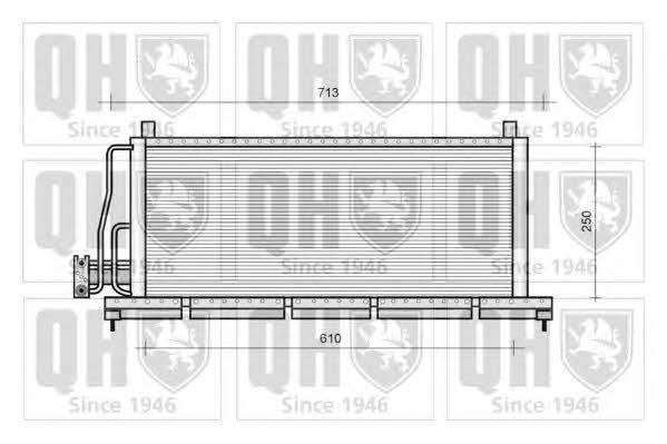 Quinton Hazell QCN121 Радіатор кондиціонера (Конденсатор) QCN121: Приваблива ціна - Купити в Україні на EXIST.UA!