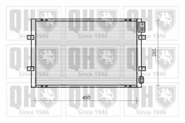 Quinton Hazell QCN126 Радіатор кондиціонера (Конденсатор) QCN126: Купити в Україні - Добра ціна на EXIST.UA!