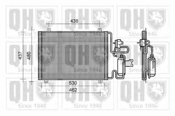 Quinton Hazell QCN159 Радіатор кондиціонера (Конденсатор) QCN159: Купити в Україні - Добра ціна на EXIST.UA!
