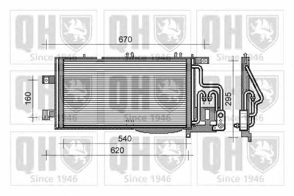 Quinton Hazell QCN318 Радіатор кондиціонера (Конденсатор) QCN318: Купити в Україні - Добра ціна на EXIST.UA!