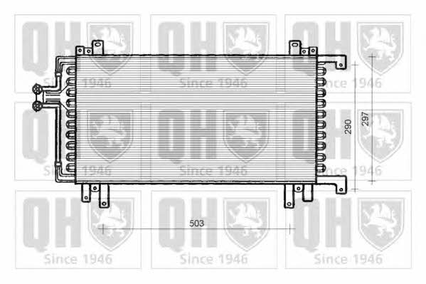 Quinton Hazell QCN32 Радіатор кондиціонера (Конденсатор) QCN32: Купити в Україні - Добра ціна на EXIST.UA!