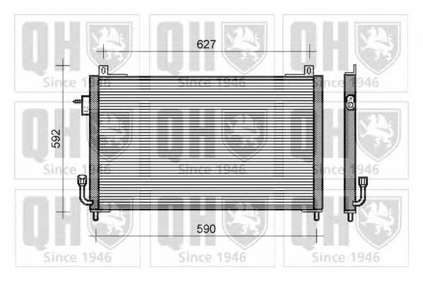 Quinton Hazell QCN410 Радіатор кондиціонера (Конденсатор) QCN410: Купити в Україні - Добра ціна на EXIST.UA!