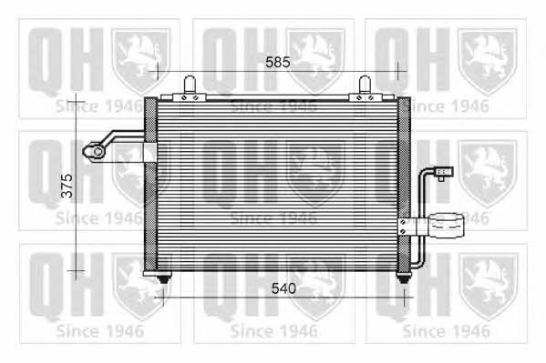 Quinton Hazell QCN419 Радіатор кондиціонера (Конденсатор) QCN419: Купити в Україні - Добра ціна на EXIST.UA!