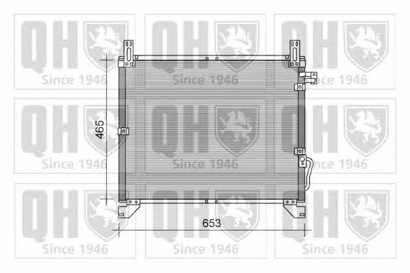 Quinton Hazell QCN430 Радіатор кондиціонера (Конденсатор) QCN430: Купити в Україні - Добра ціна на EXIST.UA!