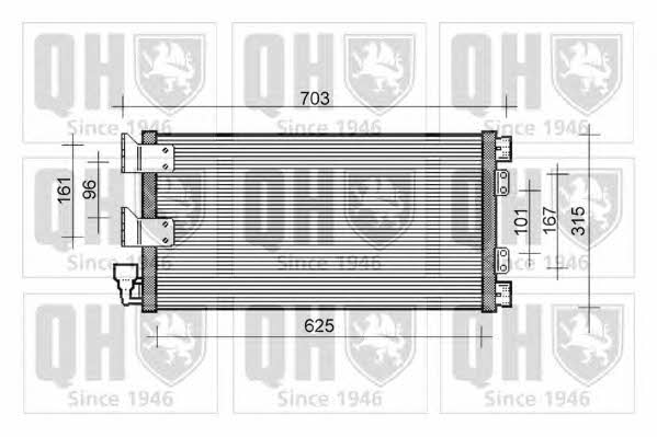 Quinton Hazell QCN439 Радіатор кондиціонера (Конденсатор) QCN439: Купити в Україні - Добра ціна на EXIST.UA!