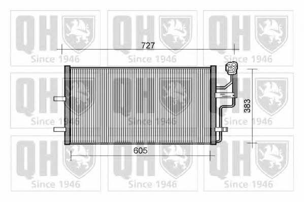 Quinton Hazell QCN440 Радіатор кондиціонера (Конденсатор) QCN440: Купити в Україні - Добра ціна на EXIST.UA!