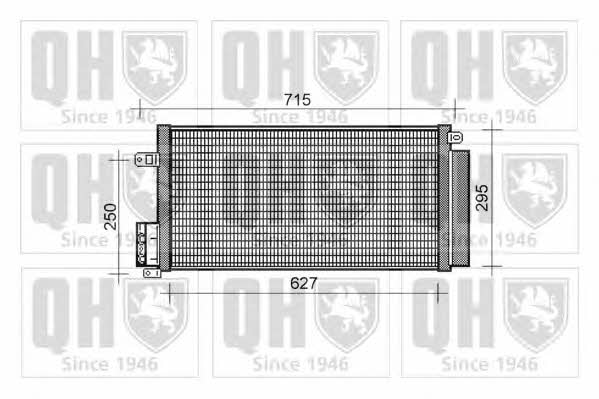 Quinton Hazell QCN456 Радіатор кондиціонера (Конденсатор) QCN456: Купити в Україні - Добра ціна на EXIST.UA!