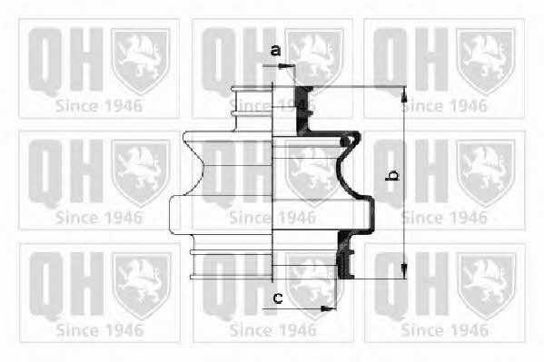 Quinton Hazell QJB460 Пильник привідного валу QJB460: Купити в Україні - Добра ціна на EXIST.UA!