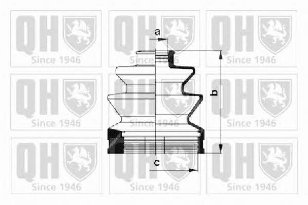 Quinton Hazell QJB461 Пильник привідного валу QJB461: Купити в Україні - Добра ціна на EXIST.UA!