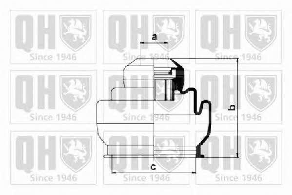 Quinton Hazell QJB604 Пильник привідного валу QJB604: Купити в Україні - Добра ціна на EXIST.UA!