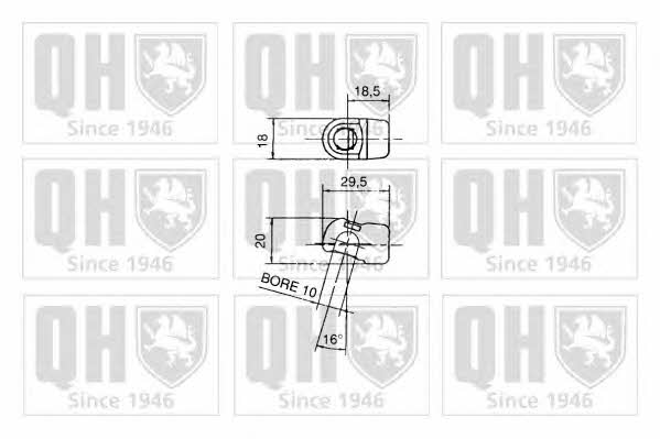 Quinton Hazell QTS128255 Пружина газова багажника QTS128255: Купити в Україні - Добра ціна на EXIST.UA!