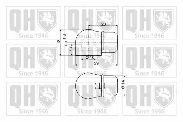 Quinton Hazell QTS840154 Пружина газова багажника QTS840154: Купити в Україні - Добра ціна на EXIST.UA!