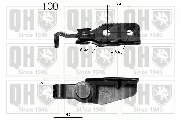 QTS840232 Quinton Hazell Амортизатор багажника