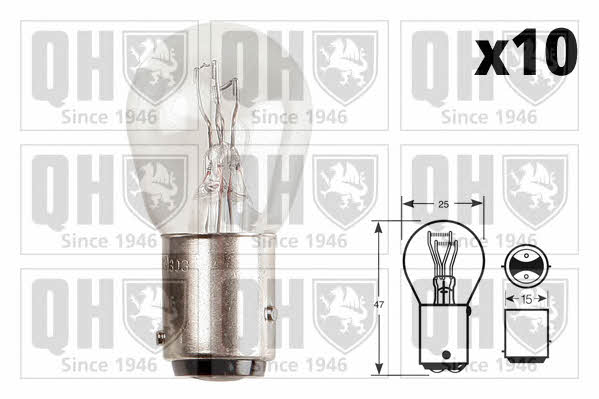 Quinton Hazell QBL566 Лампа розжарювання P21/4W 12V 21/4W QBL566: Приваблива ціна - Купити в Україні на EXIST.UA!