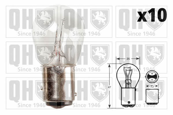 Quinton Hazell QBL380 Лампа розжарювання P21/5W 12V 21/5W QBL380: Купити в Україні - Добра ціна на EXIST.UA!
