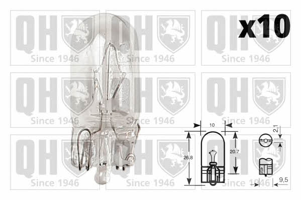 Quinton Hazell QBL504 Лампа розжарювання W3W 12V 3W QBL504: Приваблива ціна - Купити в Україні на EXIST.UA!