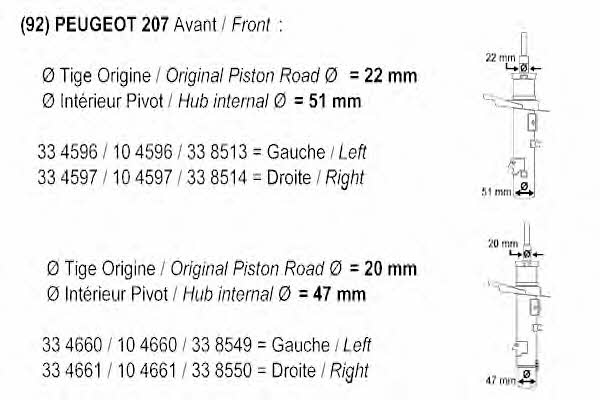Record 104660 Амортизатор підвіски передній лівий масляний 104660: Купити в Україні - Добра ціна на EXIST.UA!