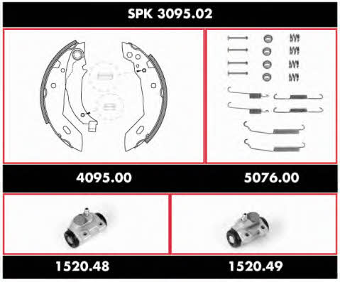 Remsa SPK 3095.02 Колодки гальмівні барабанні, комплект SPK309502: Купити в Україні - Добра ціна на EXIST.UA!