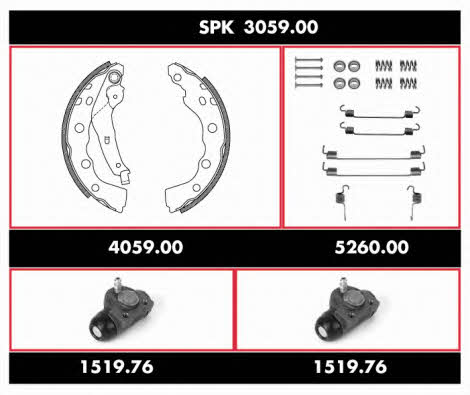 Remsa SPK 3059.00 Колодки гальмівні барабанні, комплект SPK305900: Купити в Україні - Добра ціна на EXIST.UA! SPK305900 Remsa Колодки гальмівні барабанні, комплект