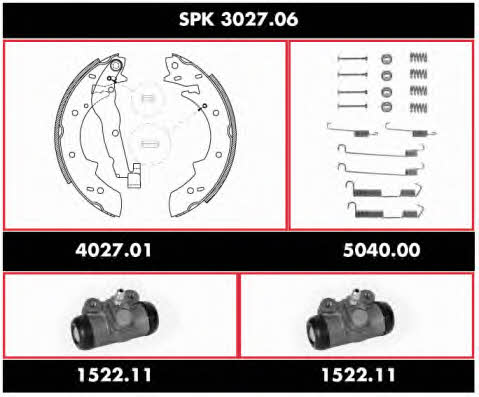 Remsa SPK 3027.06 Колодки гальмівні барабанні, комплект SPK302706: Купити в Україні - Добра ціна на EXIST.UA!