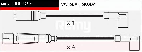 Remy DRL137 Дроти високовольтні, комплект DRL137: Купити в Україні - Добра ціна на EXIST.UA!