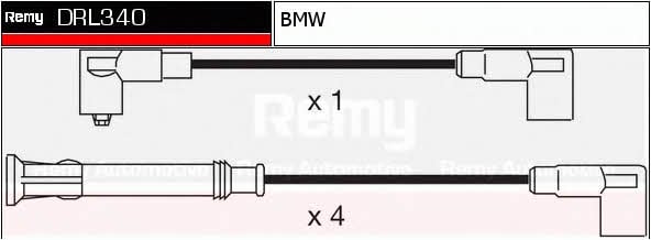 Remy DRL340 Дроти високовольтні, комплект DRL340: Купити в Україні - Добра ціна на EXIST.UA!