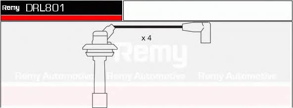 Remy DRL801 Дроти високовольтні, комплект DRL801: Купити в Україні - Добра ціна на EXIST.UA!
