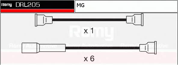 Remy DRL205 Дроти високовольтні, комплект DRL205: Купити в Україні - Добра ціна на EXIST.UA!