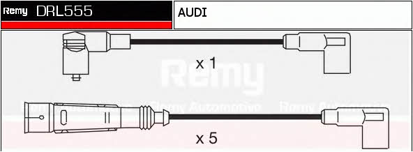 Remy DRL555 Дроти високовольтні, комплект DRL555: Купити в Україні - Добра ціна на EXIST.UA!