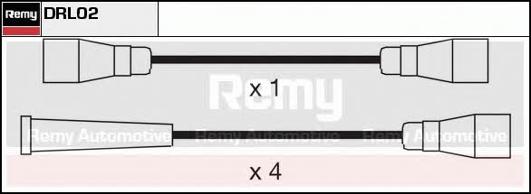 Remy DRL02 Дроти високовольтні, комплект DRL02: Купити в Україні - Добра ціна на EXIST.UA!