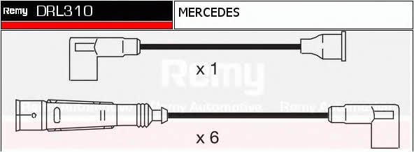 Remy DRL310 Дроти високовольтні, комплект DRL310: Купити в Україні - Добра ціна на EXIST.UA!