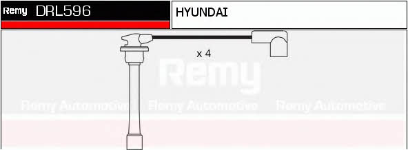 Remy DRL596 Дроти високовольтні, комплект DRL596: Купити в Україні - Добра ціна на EXIST.UA!